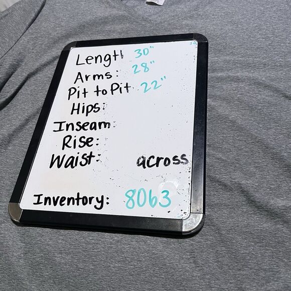 Time and Tru Womens Maternity Shirt Long Sleeves Gray Size XL 16-18 Pregnancy - Picture 8 of 8